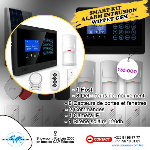 SMART KIT INTRUSION TUYA  WIFI & GSM